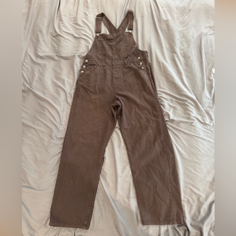 We The Free Brown Women's Jean Overalls